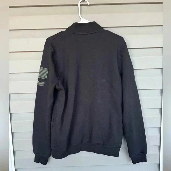 Men's Black Notre Dame Fighting Irish OHT Military Full-Zip Jacket Sz M - Picture 2 of 8